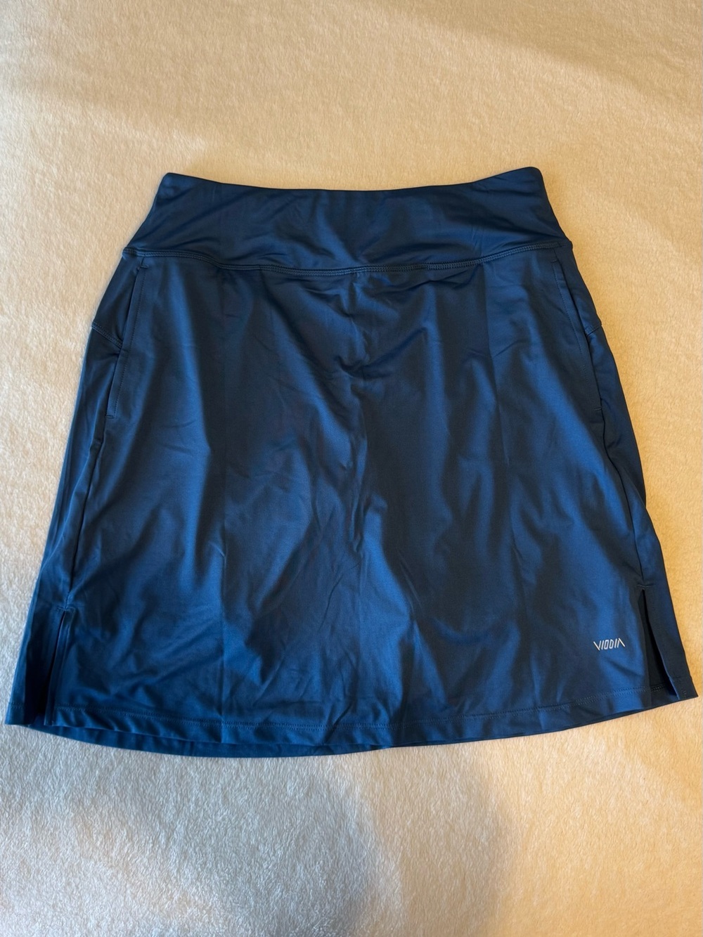 Vidda Navy Active Tennis Skirt for Women, Size Medium